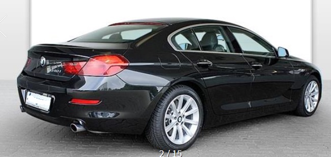 Left hand drive BMW 6 SERIES 640